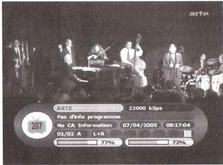 VISIONIC SLIM 3 - Barre d'info - 1