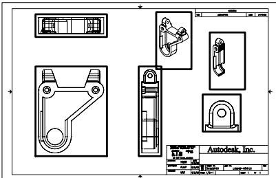 AUTODESK AUTOCAD 2005 - Activation ou déactivation de fenêtres de presentation - 1