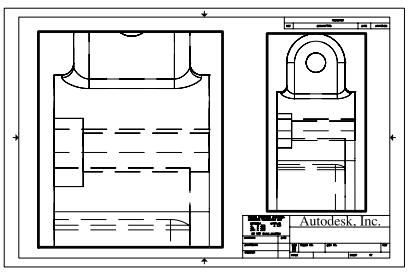 AUTODESK AUTOCAD 2005 - Mise à l'échelle des types de ligne dans les fenêtres de presentation - 1