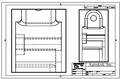 AUTODESK AUTOCAD 2005 - Mise à l'échelle des types de ligne dans les fenêtres de presentation - 2
