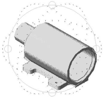 AUTODESK AUTOCAD 2005 - Utilisation des aides de reperteage visuel dans la vue Orbite 3D - 1