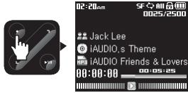 COWON IAUDIO I7 - Lecture de fichiers audio et video - 10