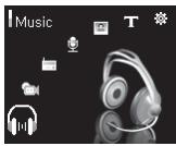 COWON IAUDIO I7 - Menu - 1