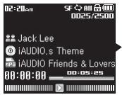 COWON IAUDIO I7 - Lecture de fichiers audio et video - 5