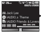 COWON IAUDIO I7 - Modification des paramètres - 1