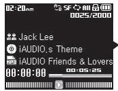 COWON IAUDIO I7 - Modification des paramètres - 7