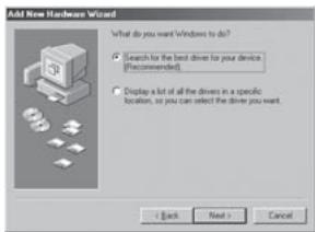 COWON IAUDIO I7 - Installation du pilote Windows 98 - 3
