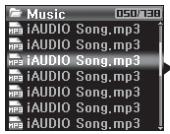COWON IAUDIO I7 - Modification des paramètres - 5