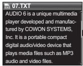 COWON IAUDIO I7 - Lecture de textes - 3
