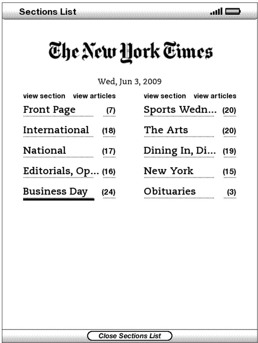 AMAZON KINDLE KEYBOARD 3G - Navigation au SEIN des publications périodiques - 1