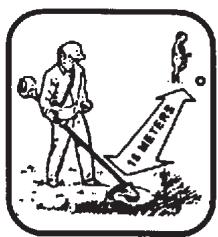 ECHO SMR-2410 TYPE 1E - AUTOCOLLANT SUR LE CARTER DE PROTECTION CONTRE LES DEBRIS - 4