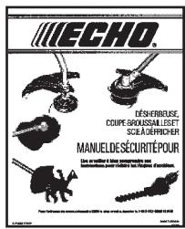 ECHO SMR-2410 TYPE 1E - NOTICE DE SECURITE — - 2