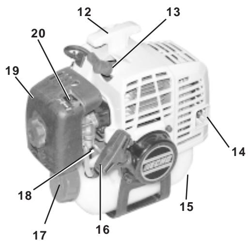 ECHO SRM-2400 TYPE 1E - IMPORTANT INFORMATION SUR MOTEUR - 3
