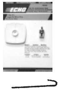 ECHO SRM-2400 TYPE 1E - DANGER - 1