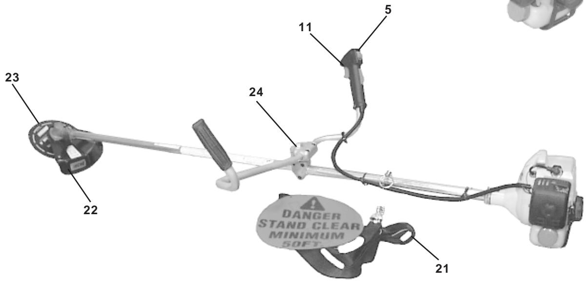 ECHO SRM-2400 TYPE 1E - IMPORTANT INFORMATION SUR MOTEUR - 5