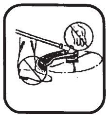 ECHO SRM-2400 TYPE 1E - AUTOCOLLANT SUR LE CARTER DE PROTECTION CONTRE LES DEBRIS - 5