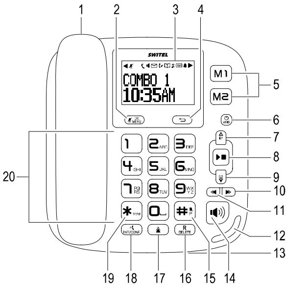 SWITEL DCT 50072 - Basisgerat - 1