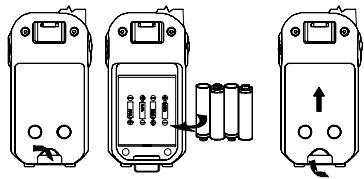 SWITEL WTF 736 - Inserire gli accumulatori - 2