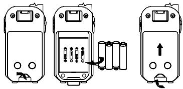 SWITEL WTF 736 - Placer les piles rechargeables - 2