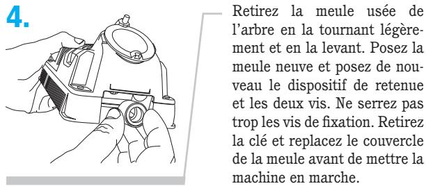 DRILL DOCTOR 360X - Inversion ou remplacement de la meule diamant - 4