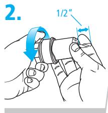 DRILL DOCTOR 360X - Insert bit in Chuck. - 1