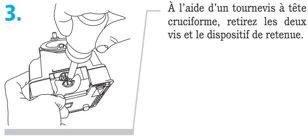 DRILL DOCTOR 360X - Inversion ou remplacement de la meule diamant - 3