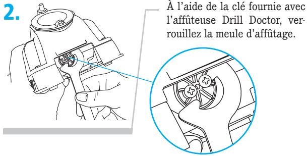 DRILL DOCTOR 360X - Inversion ou remplacement de la meule diamant - 2