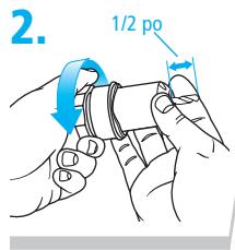 DRILL DOCTOR 360X - Insérez un foret dans un mandrin. - 1