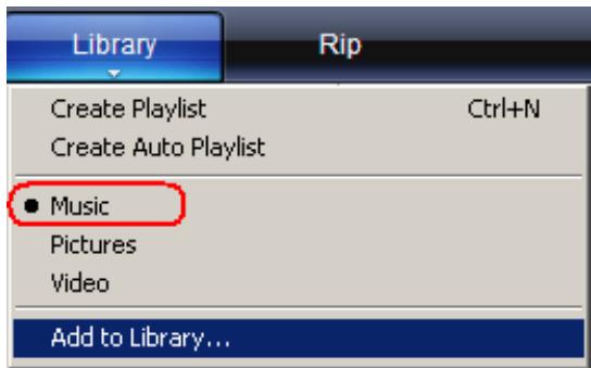 SANDISK SANSA FUZE - Ajout de fichiers musicaux à la bibliothèque. - 2