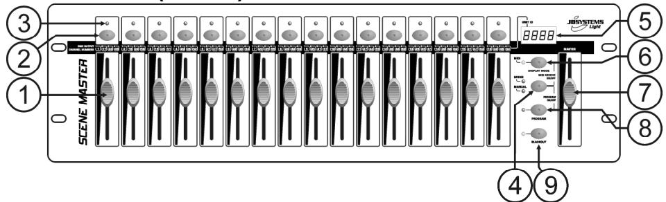 JBSYSTEMS SCENE MASTER - FUNCTIONS (FRONT) - 1