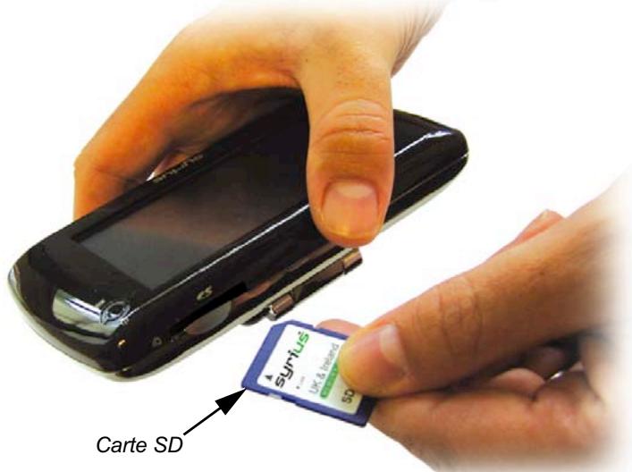 SNOOPER SYRIUS - Démarrage – installation de la carte SD - 1