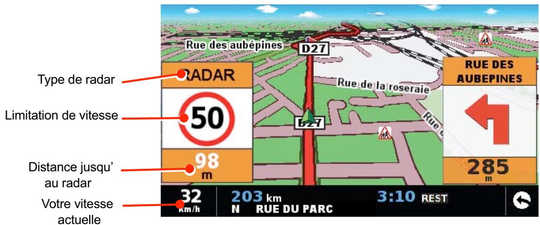 SNOOPER SYRIUS - Alertes radars - 1