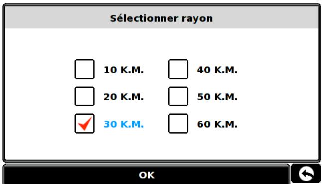 SNOOPER SYRIUS - Trouver POI : par proximité - 1