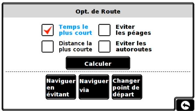 SNOOPER SYRIUS - Options de route - 1