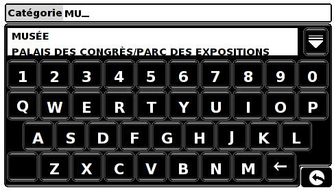 SNOOPER SYRIUS - Trouver POI : par proximité - 2