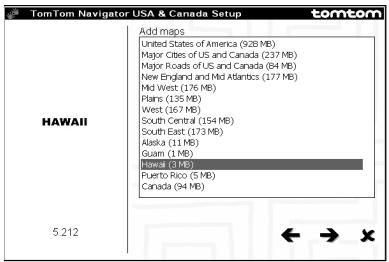 PALM GPS 3229 - Add a map: - 3