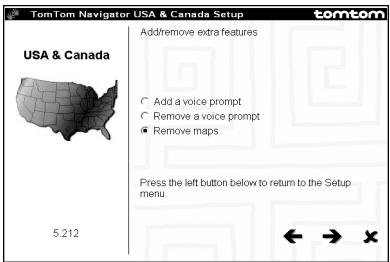 PALM GPS 3229 - Delete a map: - 2
