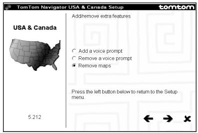 PALM GPS 3229 - Para quitar un mapa: - 2