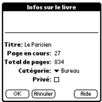 PALM READER - Pour afficher des informations sur le livre : - 1
