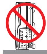 NEC UM301WI - Placez le projecteur en position horizontale - 3