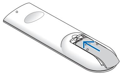 NEC UM301WI - Installation des piles - 3
