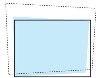 NEC UM301WI - Déplacez le projecteur d'avant en arrêté et vers la gauche et la droite de sorte que l'image s'adapte à la largeur de l'écran. - 2