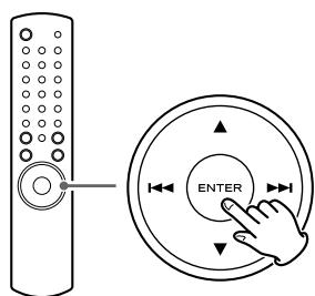 TEAC AG-H380 - Press the ENTER button. - 1