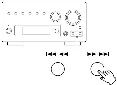 TEAC AG-H380 - To skip to the next or a previous song - 1