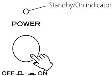 TEAC AG-H380 - A How to turn the unit on or off - 1