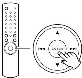 TEAC AG-H380 - Press the ENTER button. - 1