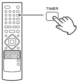 TEAC CR-H238I - To turn on the timer - 1