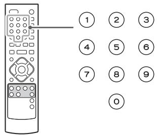 TEAC CR-H238I - Select a track/file using the Numeric buttons. - 1