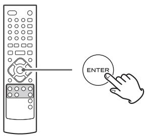 TEAC CR-H238I - Press the ENTER button. - 1