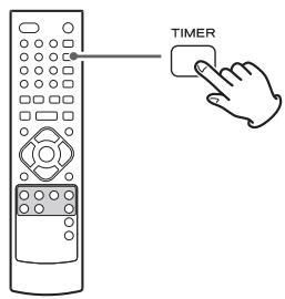 TEAC CR-H238I - To turn off the timer - 1